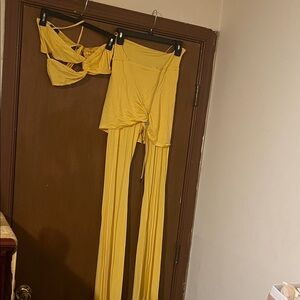 Jacquemus Mustard Yellow Jumpsuit